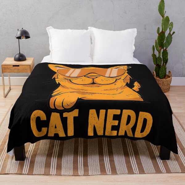 Item preview, Cat Nerd Tabby Cat Orange Pet Kitty Owner designed and sold by pikevrjole.