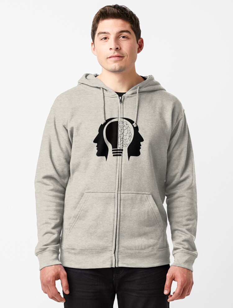 Thumbnail 1 of 5, Zipped Hoodie, Apophenia designed and sold by Apophenic.