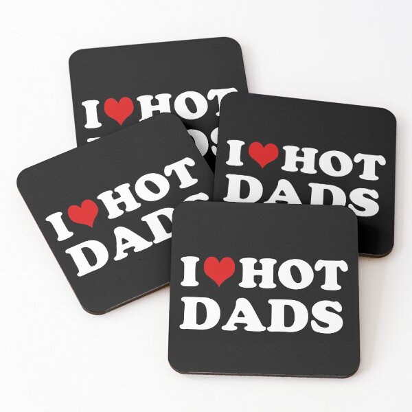 Item preview, I Heart Hot Dads designed and sold by Texterns.