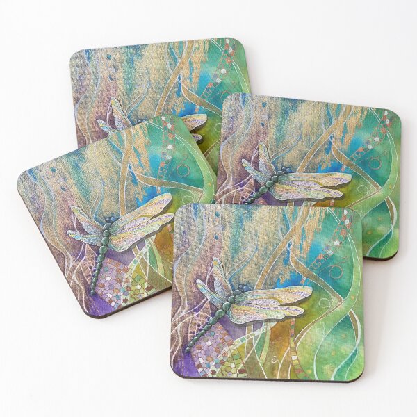 Item preview, Dragonfly pond designed and sold by MistyLakeArt.