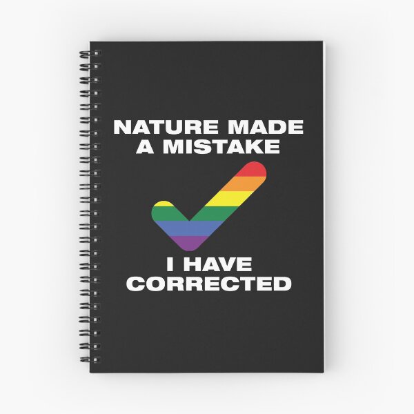 Item preview, Nature Made A Mistake I Corrected It LGBT Ally designed and sold by skeierleber4327.