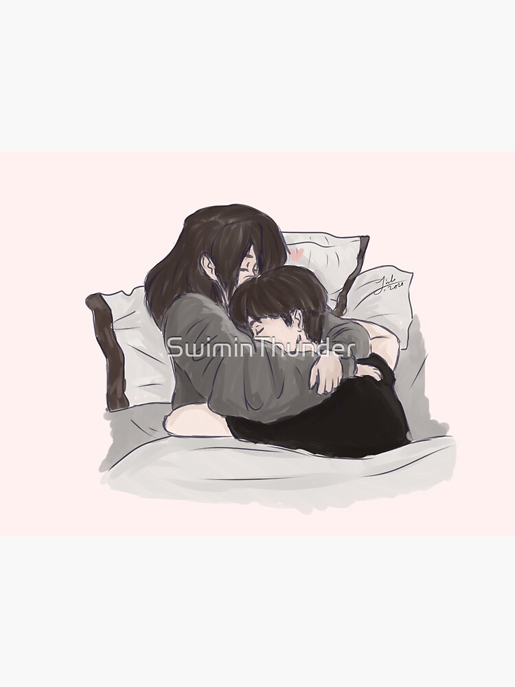 Goth anime girl wearing black dress with dark hair cuddling a gu... -  Arthub.ai