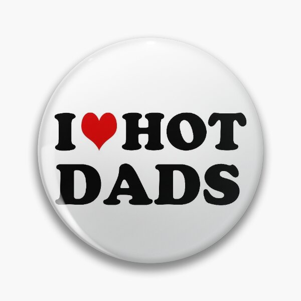 Artikelvorschau, I Heart Hot Dads entworfen und verkauft von Texterns.