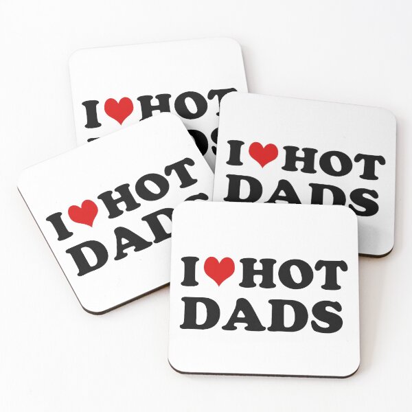 Item preview, I Heart Hot Dads designed and sold by Texterns.