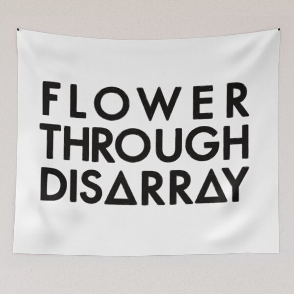 Item preview, Flower Through Disarray (black) designed and sold by nynkuhhz.