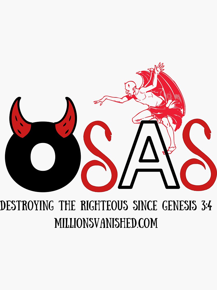 Thumbnail 3 of 3, Sticker, OSAS is Doctrine of Devils - Christian designed and sold by 1thes416.