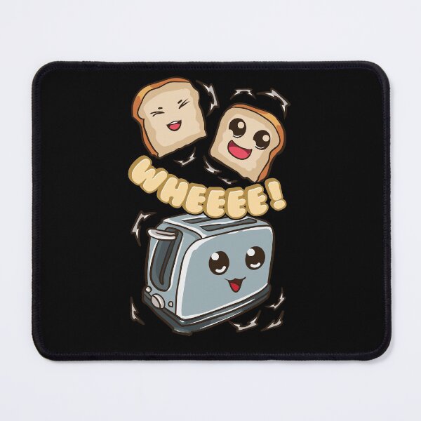 Item preview, Cute Toast Bread Popping out of Toaster designed and sold by wrestletoys.