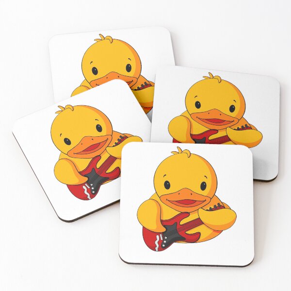 Item preview, Rock Band Guitarist Rubber Duck designed and sold by Alisha Ober Designs.