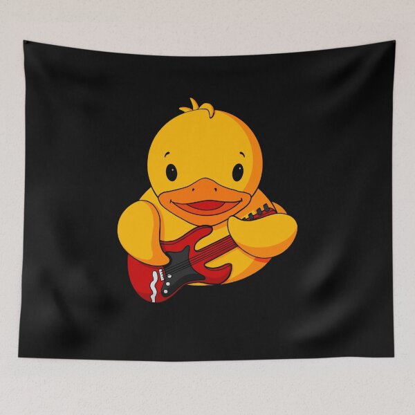 Item preview, Rock Band Guitarist Rubber Duck designed and sold by Alisha Ober Designs.