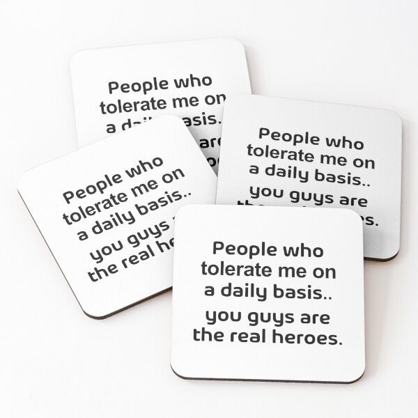 Item preview, People Who Tolerate Me On A Daily Basis  designed and sold by allysmar.