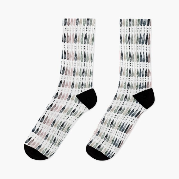 Item preview, Teardrops Stripes in Light Neutrals by MarcyBrennanArt designed and sold by MarcyBrennanArt.