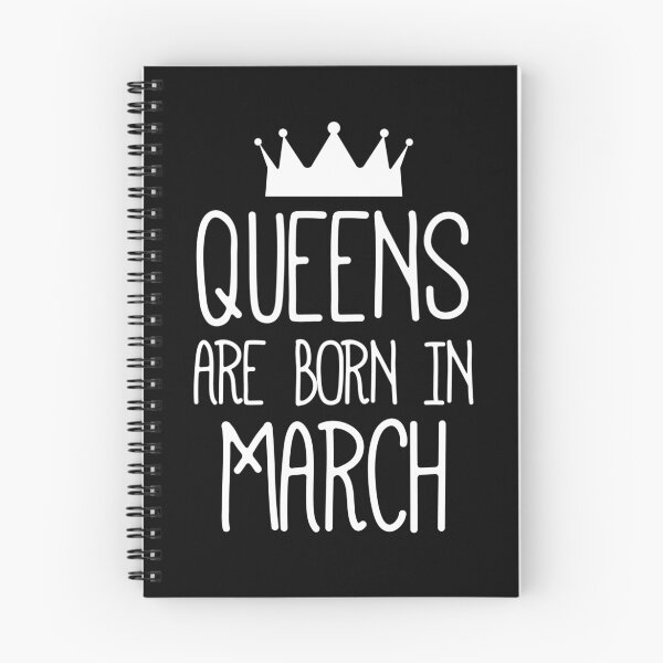 Item preview, Queens are born in March 1 designed and sold by CacaoDesigns.