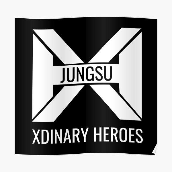 "Xdinary Heroes Logo Jungsu Kim Jung Su Butt Su" Poster for Sale by