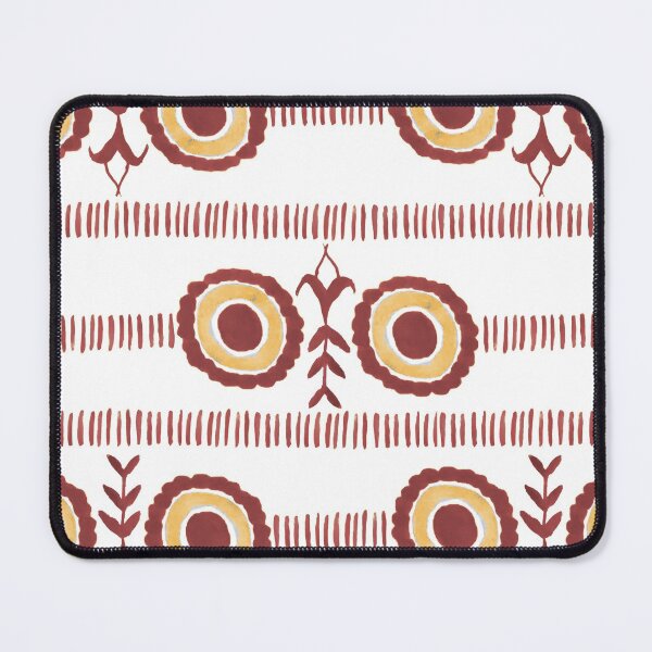 Item preview, Minimalist Watercolor Floral Pattern - Red and Yellow designed and sold by PaintInTheNight.