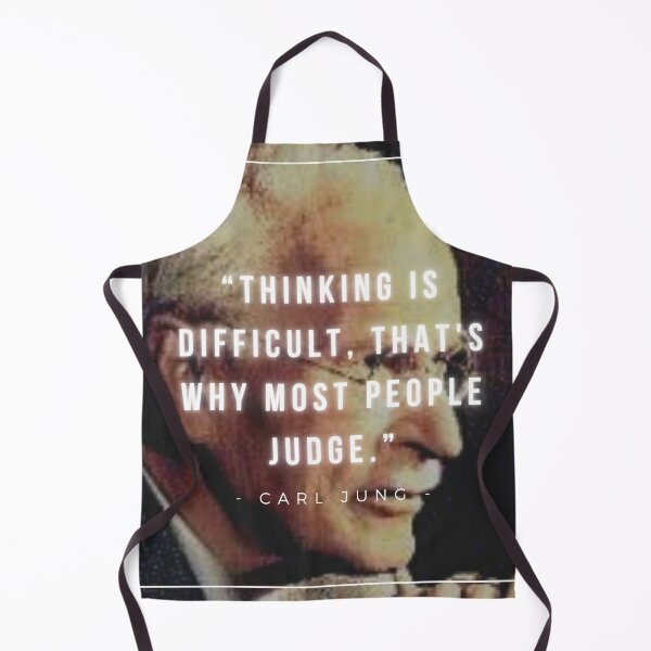 Item preview, Thinking is difficult, that's why most people judge | Carl Jung | Psychology | Motivation designed and sold by iwaya-bazaar.