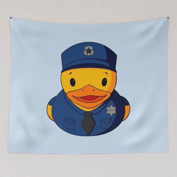 Item preview, Police Rubber Duck designed and sold by Alisha Ober Designs.