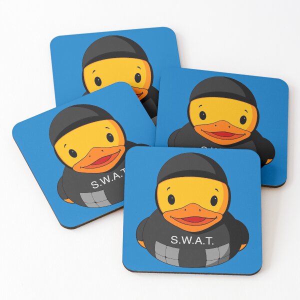 Item preview, Swat Police Rubber Duck designed and sold by Alisha Ober Designs.