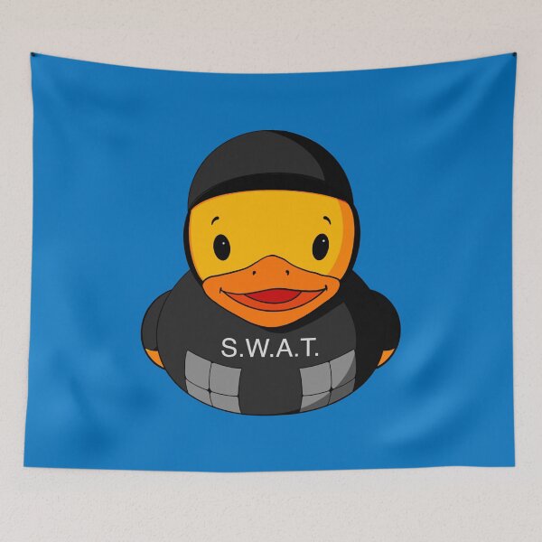 Item preview, Swat Police Rubber Duck designed and sold by Alisha Ober Designs.