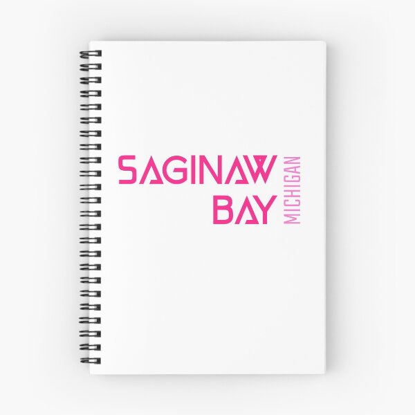 Item preview, Saginaw Bay Lake Huron Michigan Name Pink Lettering Design designed and sold by Eleven-K.