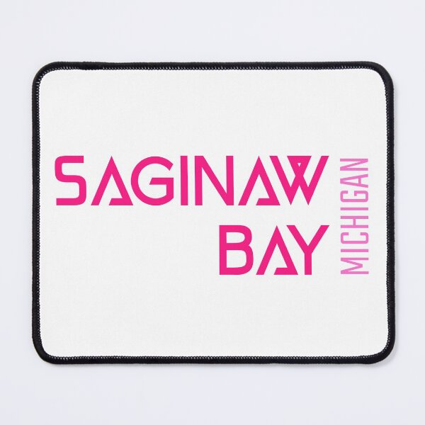 Item preview, Saginaw Bay Lake Huron Michigan Name Pink Lettering Design designed and sold by Eleven-K.