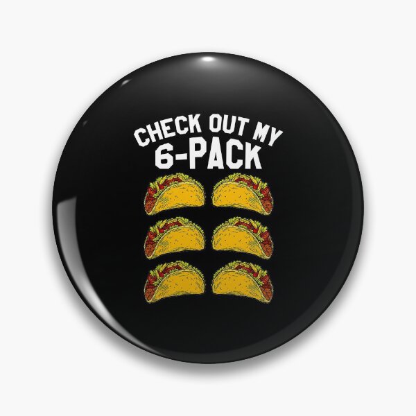 Item preview, 6 Pack Fitness Taco Funny Gym Top designed and sold by RobertJason.