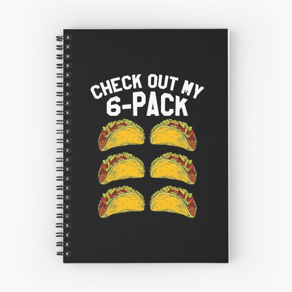 Item preview, 6 Pack Fitness Taco Funny Gym Top designed and sold by RobertJason.