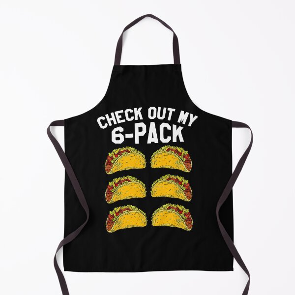 Item preview, 6 Pack Fitness Taco Funny Gym Top designed and sold by RobertJason.