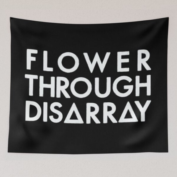 Item preview, Flower Through Disarray (white) designed and sold by nynkuhhz.