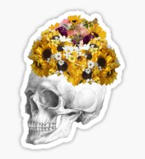 Skeletal Bouquet Sticker