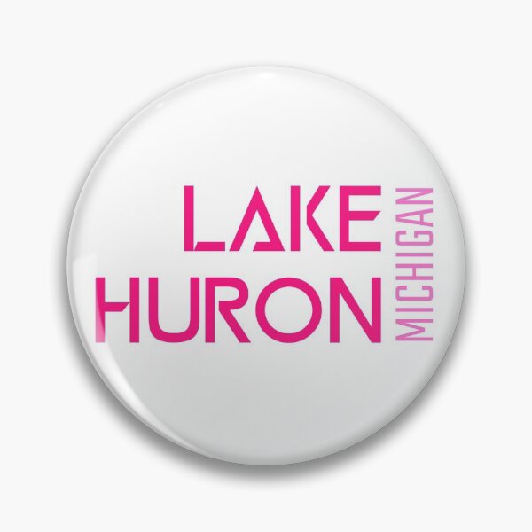 Item preview, Lake Huron Michigan Name Pink Lettering Design designed and sold by Eleven-K.