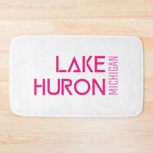 Item preview, Lake Huron Michigan Name Pink Lettering Design designed and sold by Eleven-K.