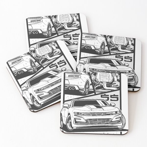 Item preview, CHEVROLET CAMARO SS IN MANGA STYLE  designed and sold by TrilogyMerch.