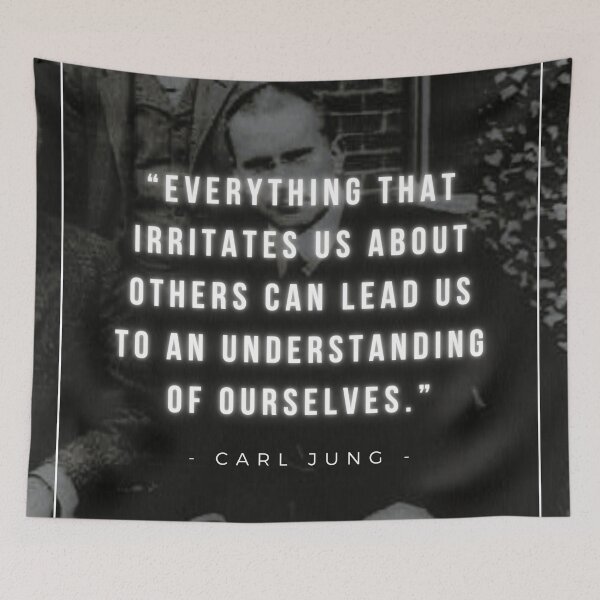 Item preview, Everything that irritates us about others | Carl Jung | Psychology | Motivation designed and sold by iwaya-bazaar.