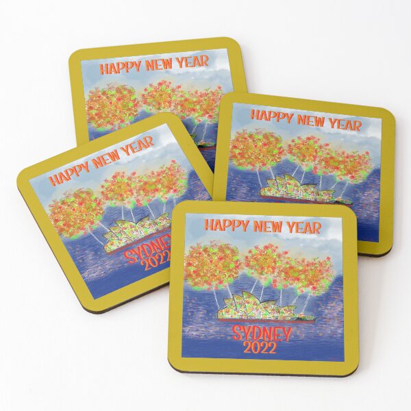 Item preview, Happy New Year Sydney 2022 designed and sold by MottoDigging.