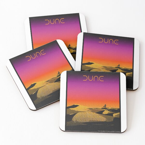 Aperçu de l'œuvre Retro Dune Poster Solitude créée et vendue par EightLimb.