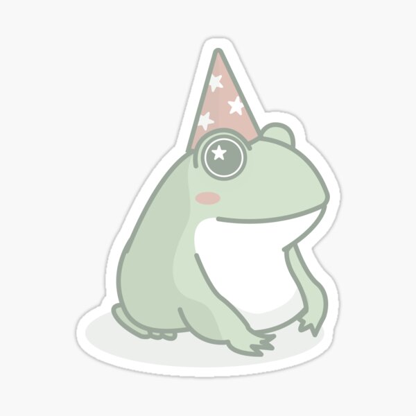 Glitter Wizard Frog Sticker – Lauren Rose Crafts