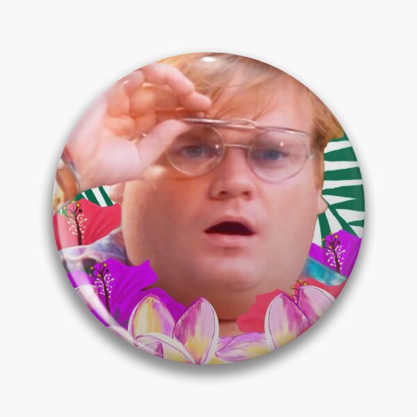 Item preview, Chris Farley sunglasses Surprise Hawaii Flowers  designed and sold by peterdrawings.