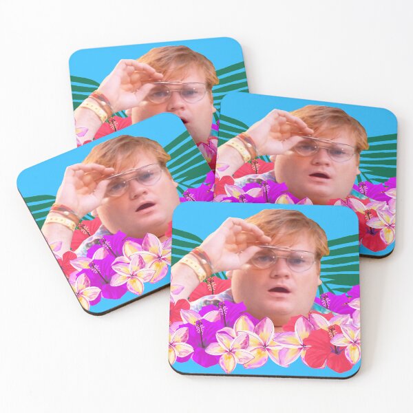 Item preview, Chris Farley sunglasses Surprise Hawaii Flowers designed and sold by peterdrawings.