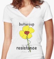 Buttercup-Widerstand Shirt mit V-Ausschnitt