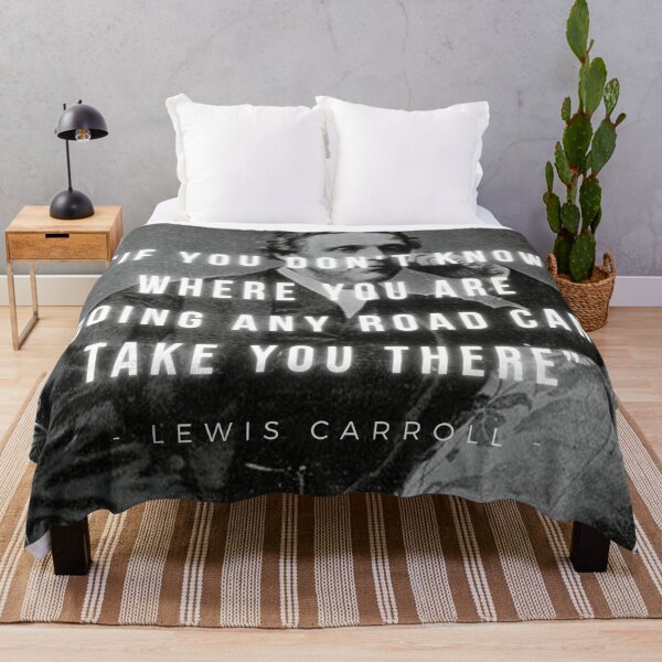Item preview, If you don't know where you are going any road can take you there | Lewis Carroll | Alice in Wonderland designed and sold by iwaya-bazaar.