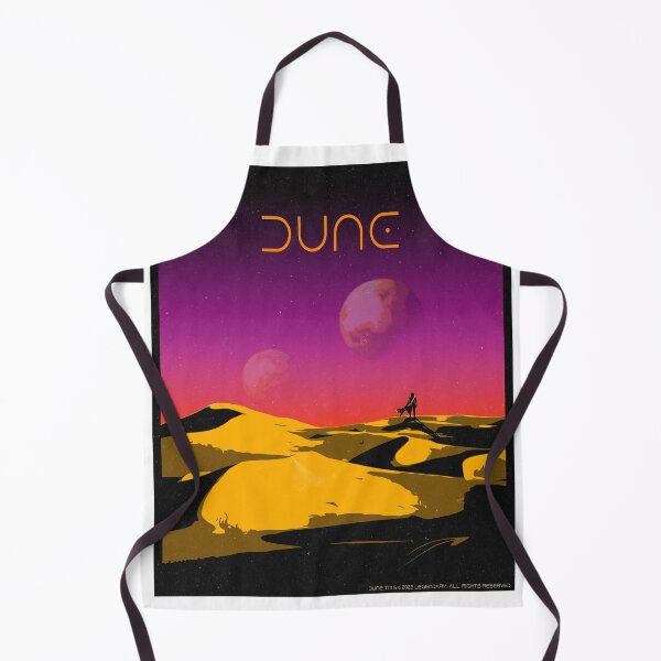 Artikelvorschau, Dune Retro Poster Planeten Einsamkeit entworfen und verkauft von EightLimb.