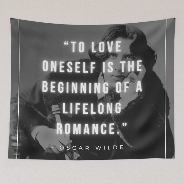 Item preview, To love oneself is the beginning of a lifelong romance | Oscar Wilde | An Ideal Husband designed and sold by iwaya-bazaar.