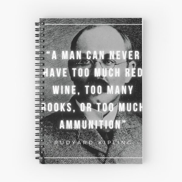 Item preview, A man can never have too much | Rudyard Kipling designed and sold by iwaya-bazaar.