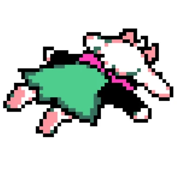Artwork thumbnail, Flat Ralsei by Cheesefather