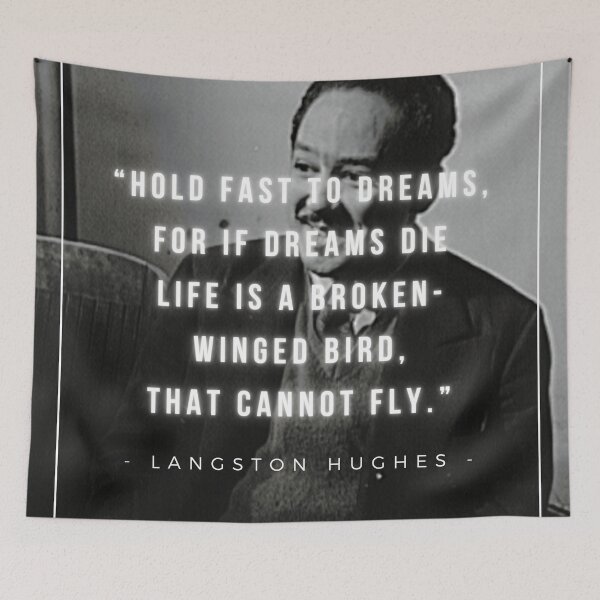 Item preview, Hold Fast to Dreams | Langston Hughes designed and sold by iwaya-bazaar.
