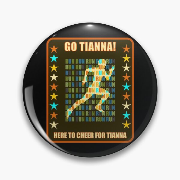 Item preview, Go Tianna Runner Support Fan Here to Cheer Favorite Athlete designed and sold by artfulnotebook.