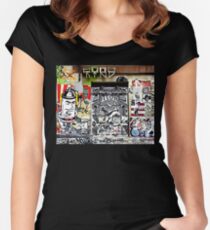Spray Can Man Women's Fitted Scoop T-Shirt