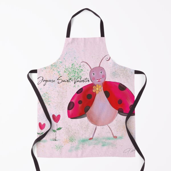 Item preview, Happy Valentine's Day ladybug illustration made by Canadian artist Pascale Breton designed and sold by Pascale Breton.