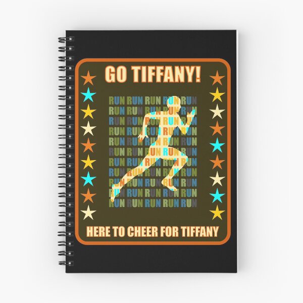 Item preview, Go Tiffany Runner Support Fan Here to Cheer Favorite Athlete designed and sold by artfulnotebook.