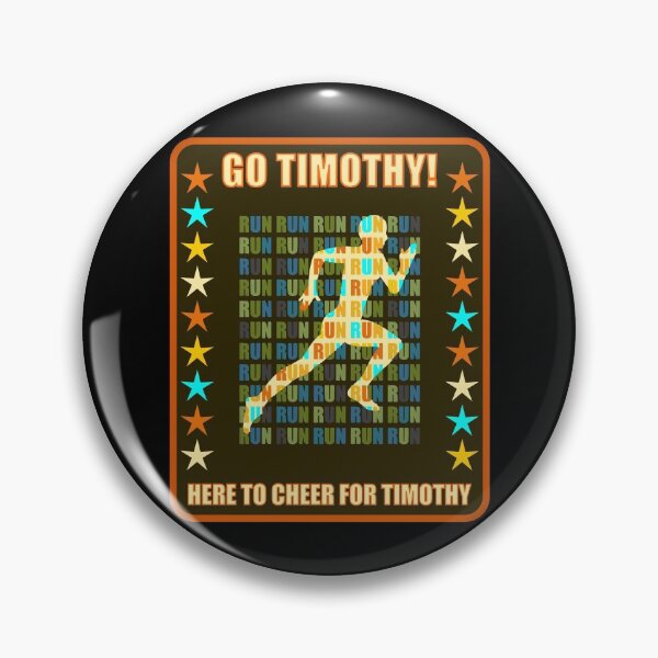 Item preview, Go Timothy Runner Support Fan Here to Cheer Favorite Athlete designed and sold by artfulnotebook.